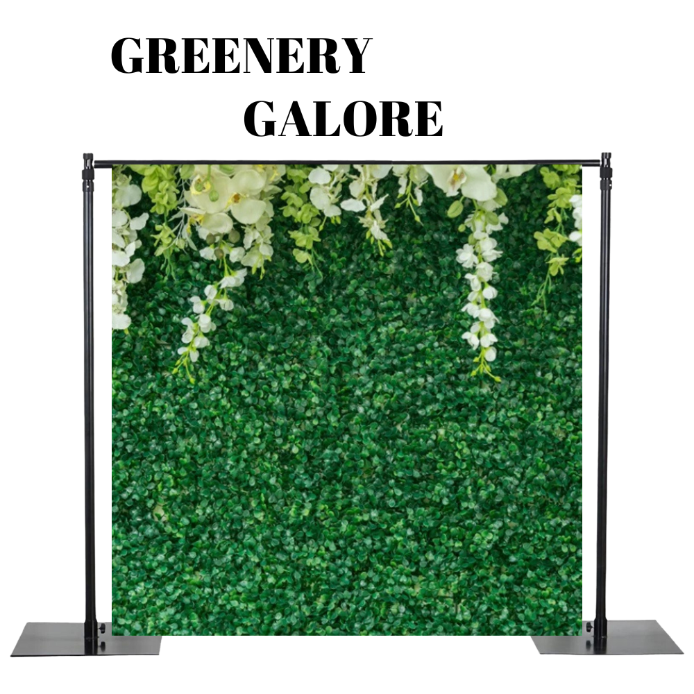 photobooth backdrop flowers