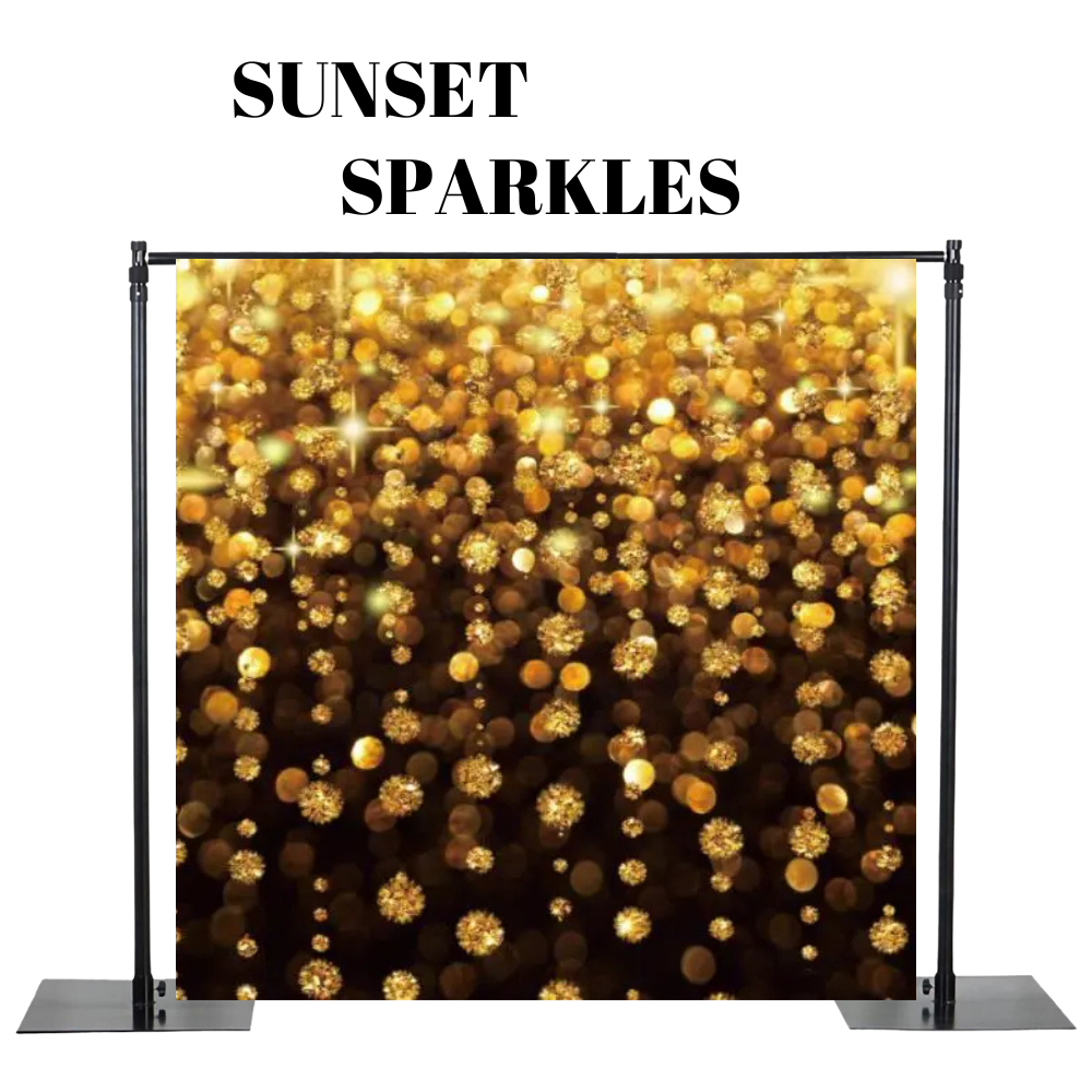 photobooth backdrop glitter